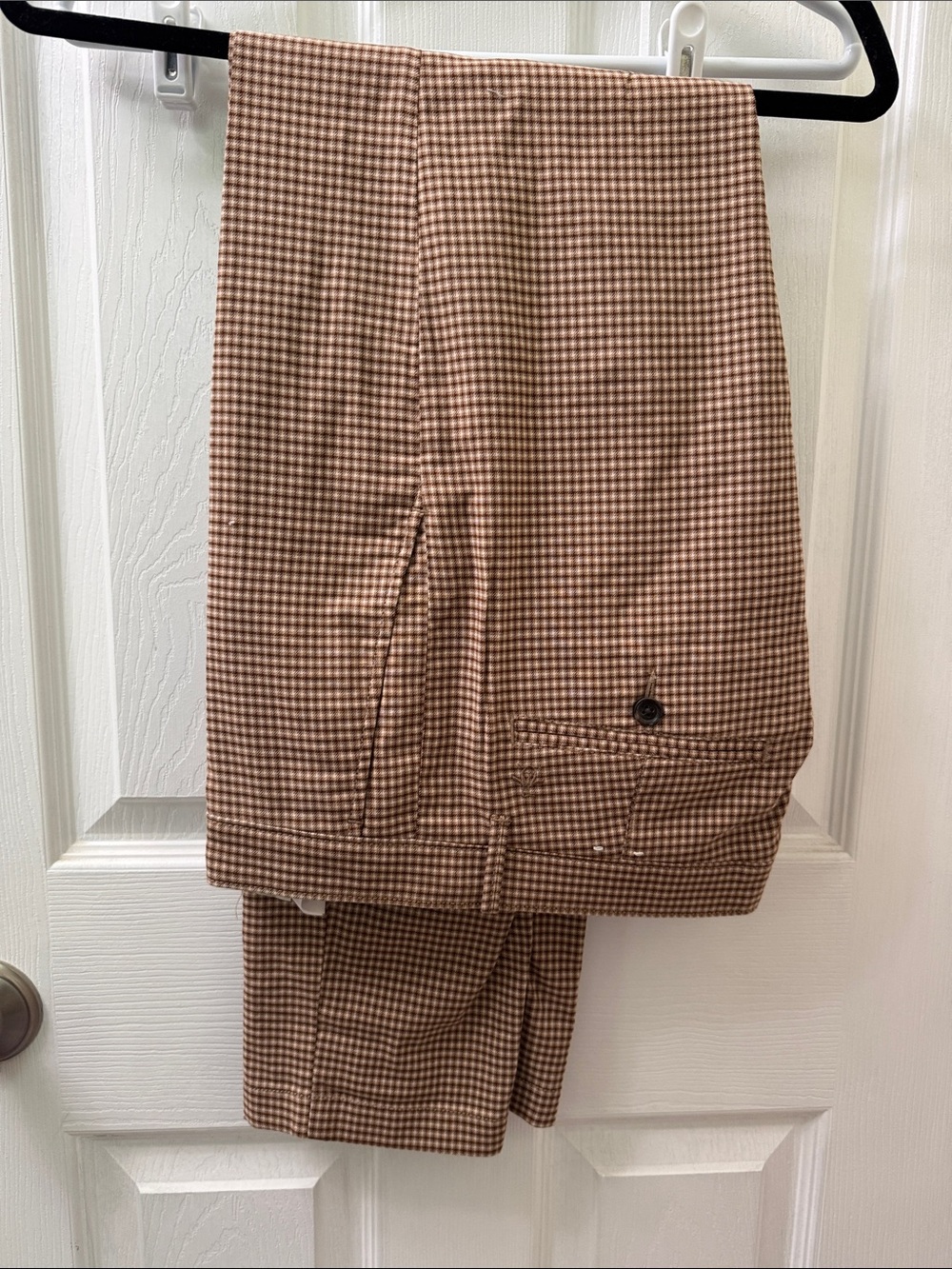 Original Penguin Brown Checkered Men’s Pants